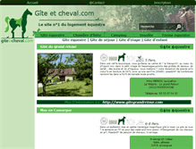 Tablet Screenshot of giteetcheval.com